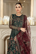 Zarif | Mehroz Formals | PINE GREEN -  Zarif Formal - Original Designer Dress - House of Maryam