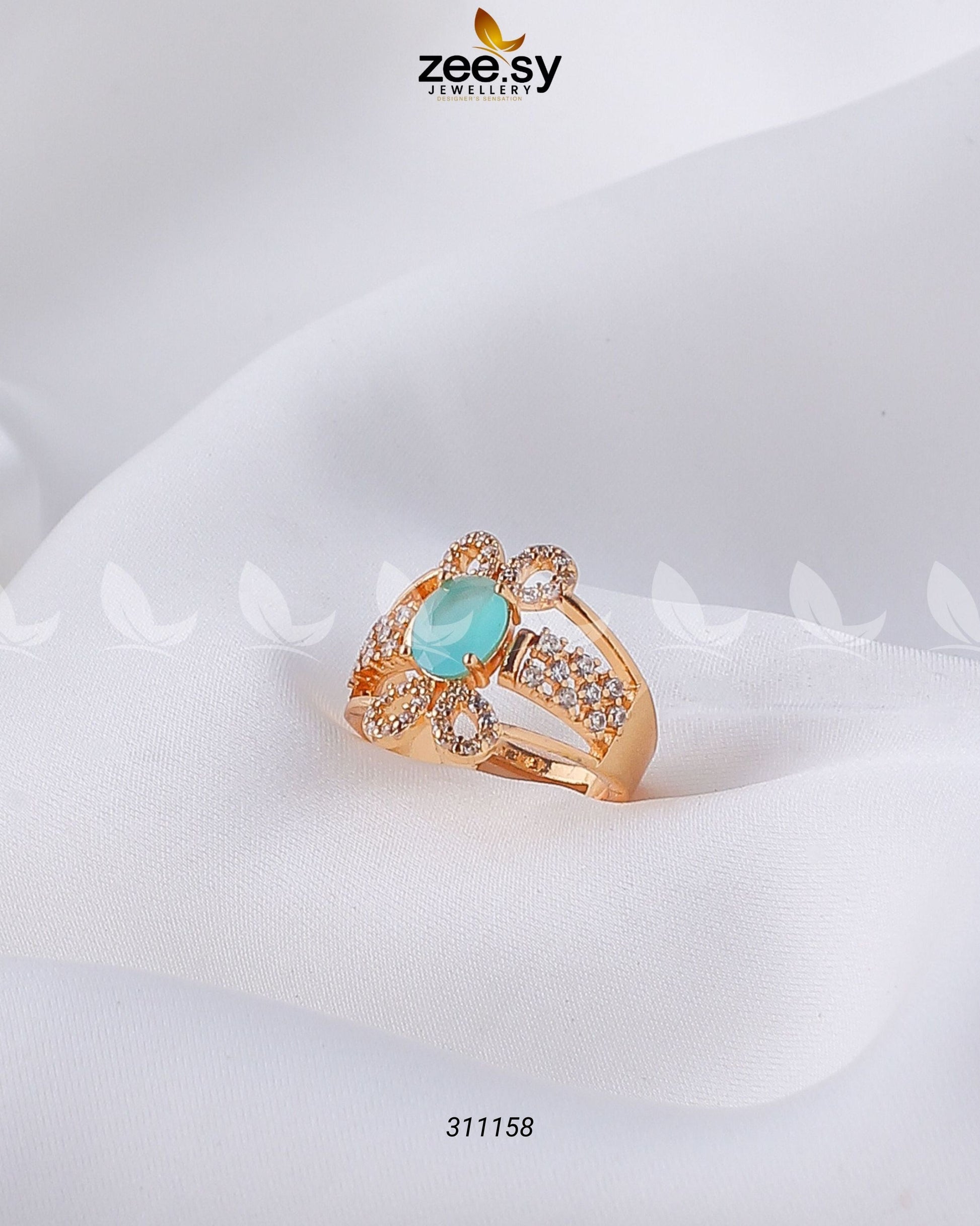 Starlit Ring -  Zeesy Finger Ring - Original Designer Dress - House of Maryam