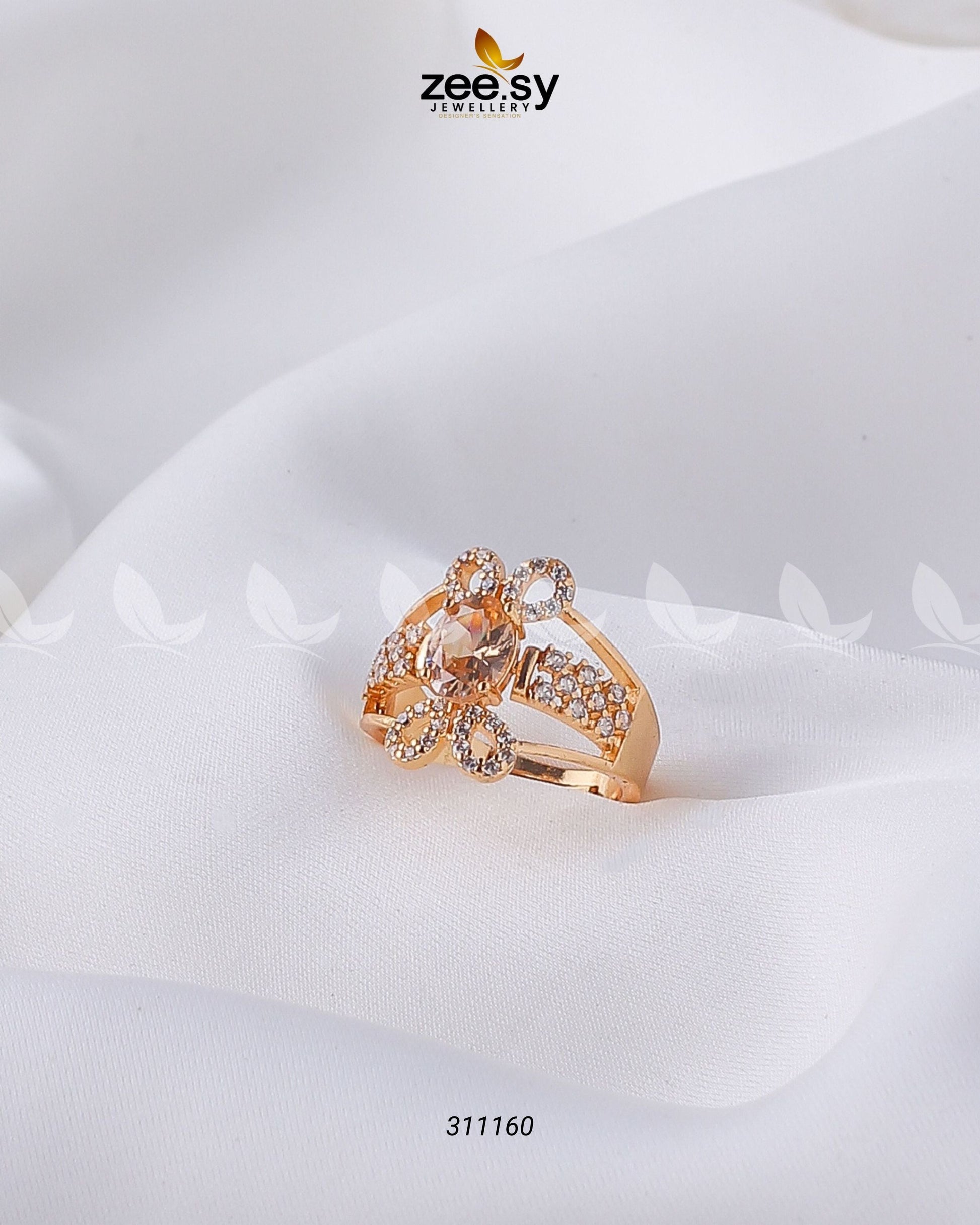 Starlit Ring -  Zeesy Finger Ring - Original Designer Dress - House of Maryam