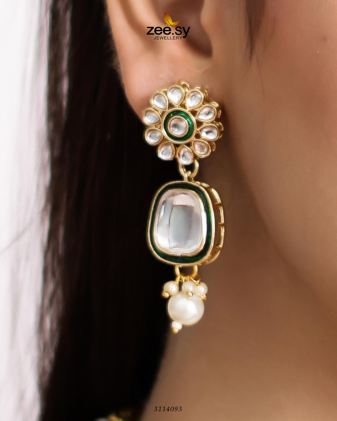 Aqsa Necklace Set -  Zeesy Necklace Sets - Original Designer Dress - House of Maryam