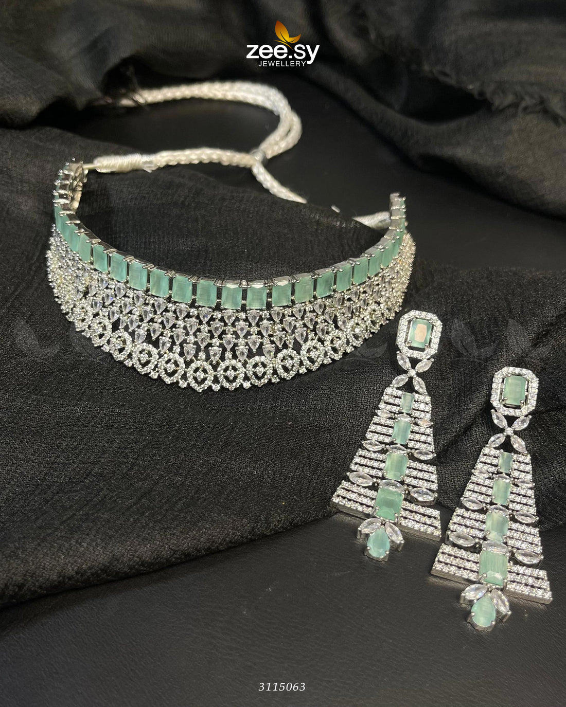 Fs0004 -  Zeesy Necklace Sets - Original Designer Dress - House of Maryam