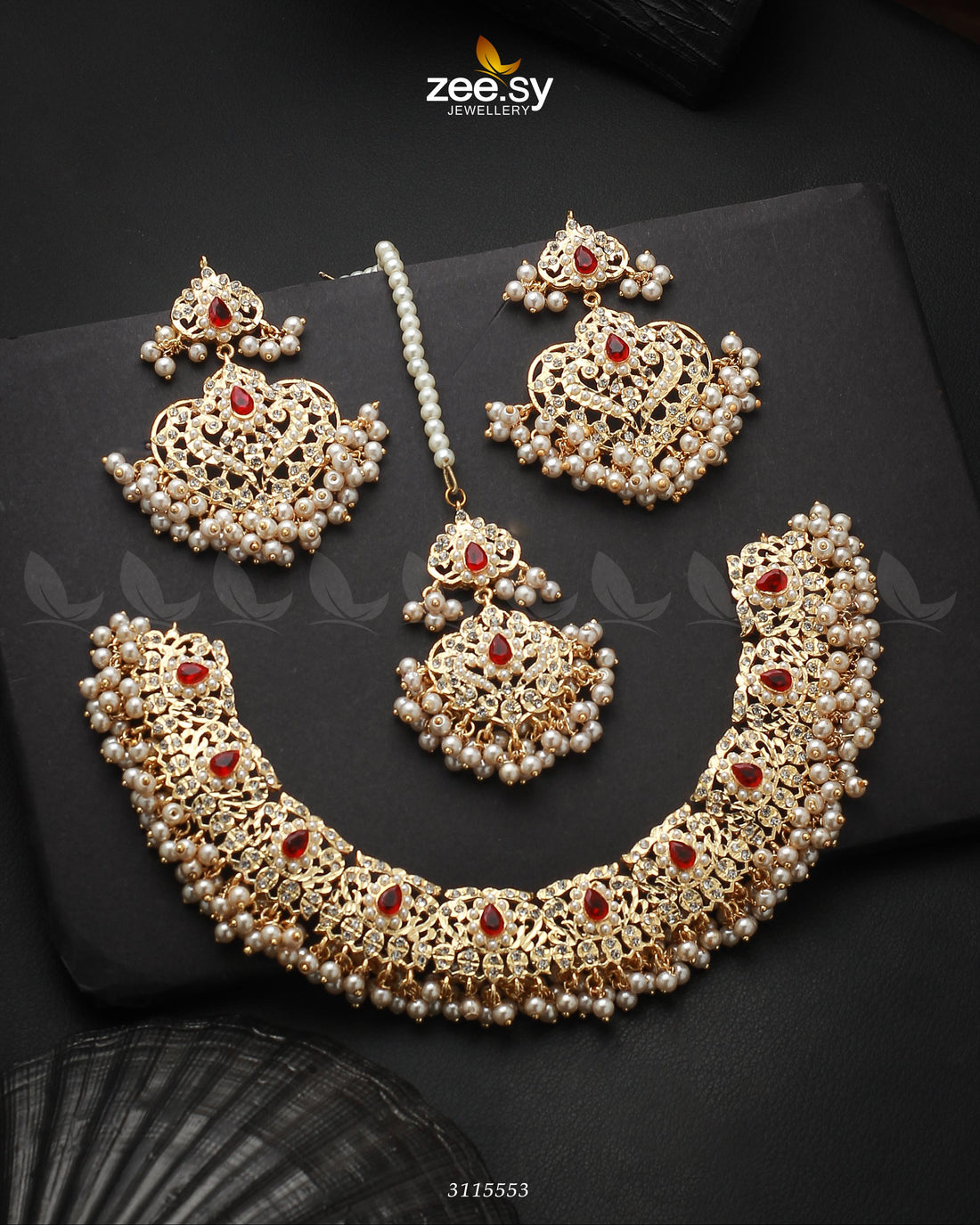 Gracious Necklace Set -  Zeesy Necklace Sets - Original Designer Dress - House of Maryam