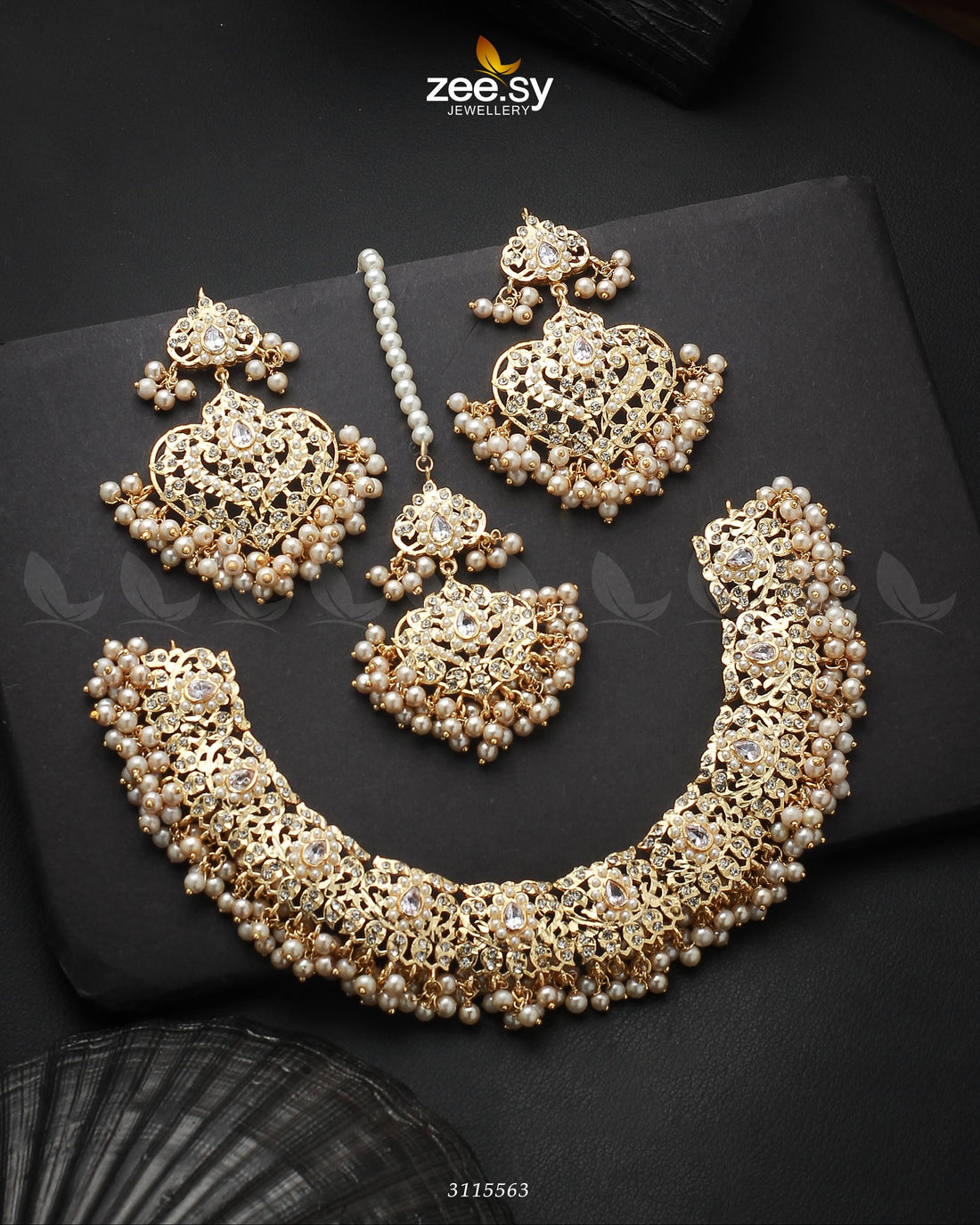 Gracious Necklace Set -  Zeesy Necklace Sets - Original Designer Dress - House of Maryam
