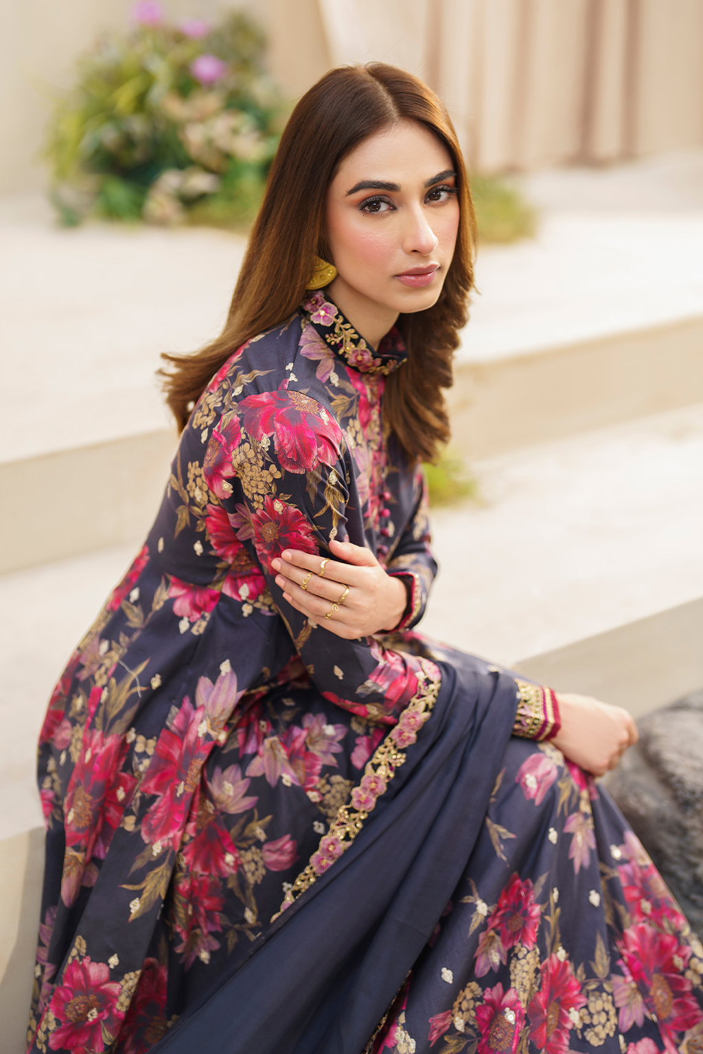Iznik | Festive lawn 24 | SFL-12 -  Iznik Luxury - Original Designer Dress - House of Maryam