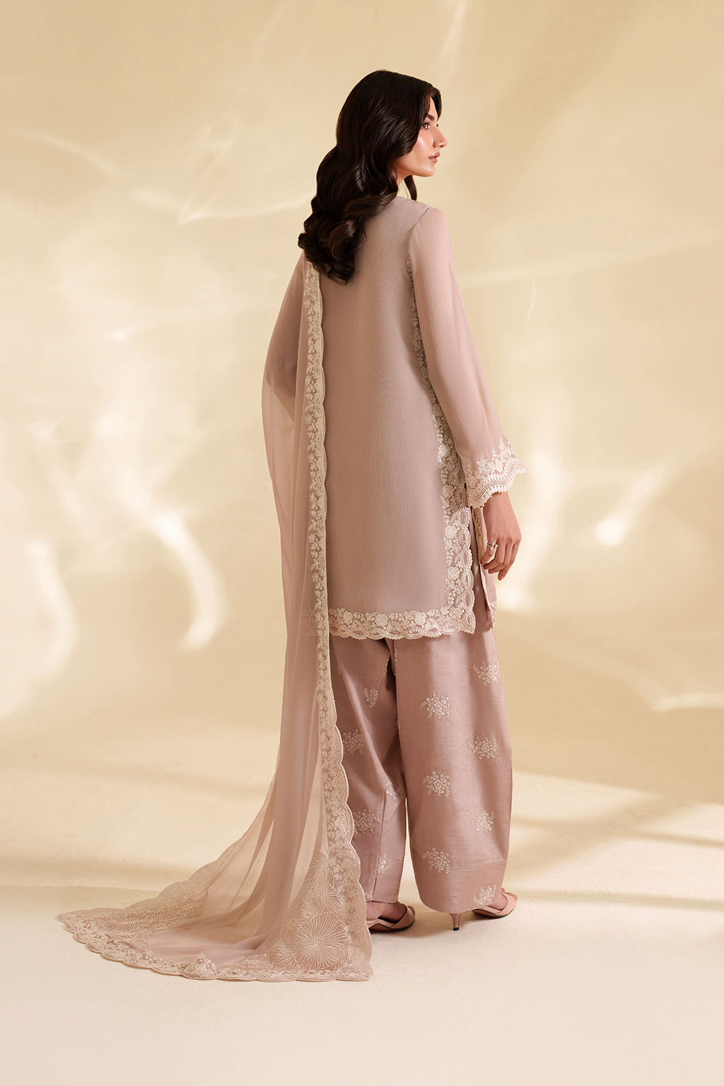 Iznik I Festive Formal I CC-79 Embroidered Chiffon -  Iznik Ladies Clothes - Original Designer Dress - House of Maryam