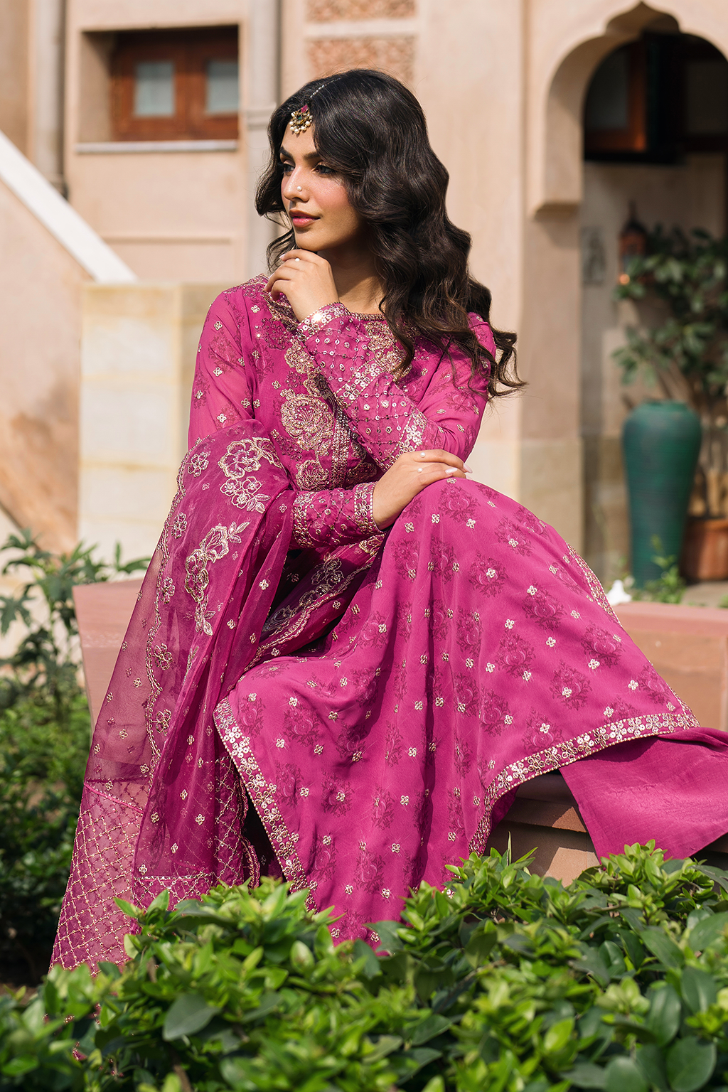 Iznik | Bandhani Formals | UE-326 -  Iznik Ladies Clothes - Original Designer Dress - House of Maryam