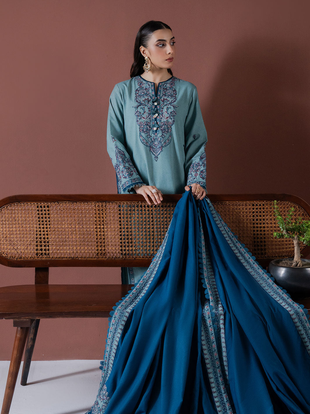 Faiza Faisal | Winter Edit 2024 | ERSA -  Faiza Faisal Ladies Clothes - Original Designer Dress - House of Maryam