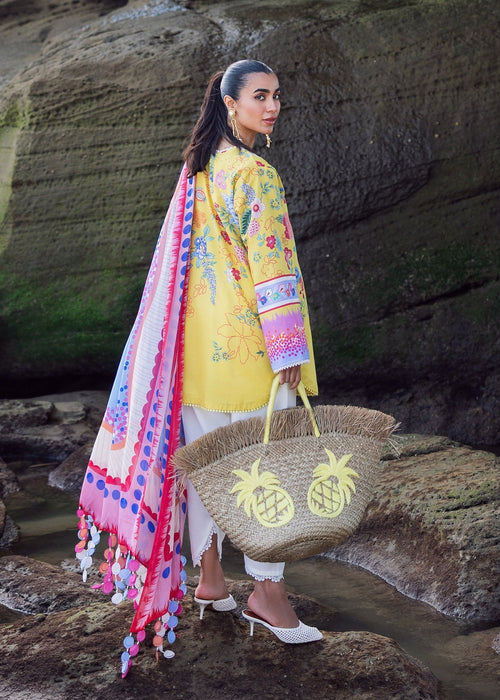 Sadaf Fawad Khan | Siraa Lawn 25 | Sea Flora -  Sadaf Fawad Khan Ladies Clothes - Original Designer Dress - House of Maryam