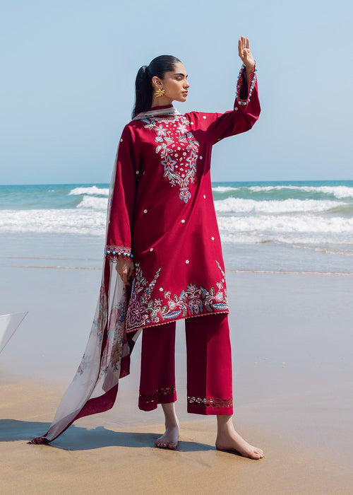 Sadaf Fawad Khan | Siraa Lawn 25 | Floral Paisley -  Sadaf Fawad Khan Ladies Clothes - Original Designer Dress - House of Maryam