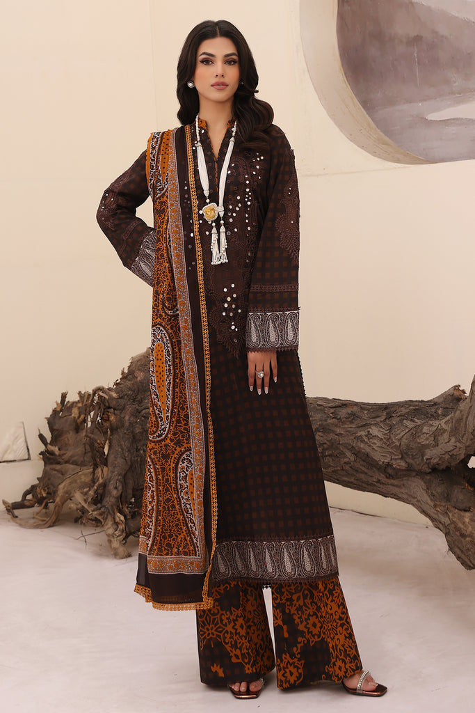 Charizma | Naranji Embroidered Lawn 24 | CN4-004 -  Charizma Luxury - Original Designer Dress - House of Maryam