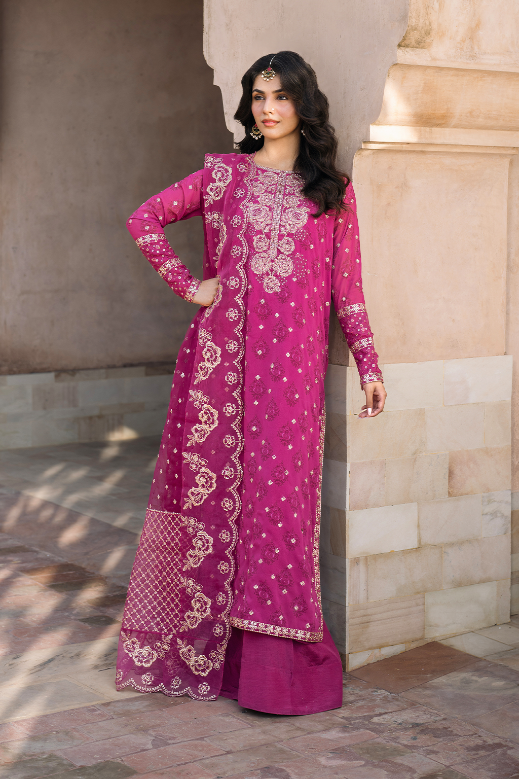 Iznik | Bandhani Formals | UE-326 -  Iznik Ladies Clothes - Original Designer Dress - House of Maryam