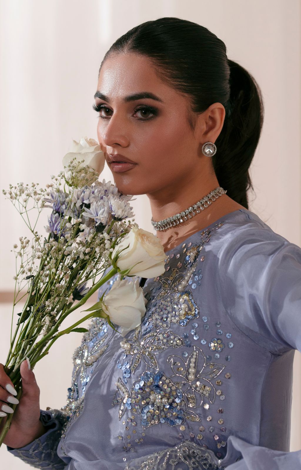 Ajr Couture | Symphony Luxe Festive 25 | Crimson -  AJR Couture Ladies Clothes - Original Designer Dress - House of Maryam