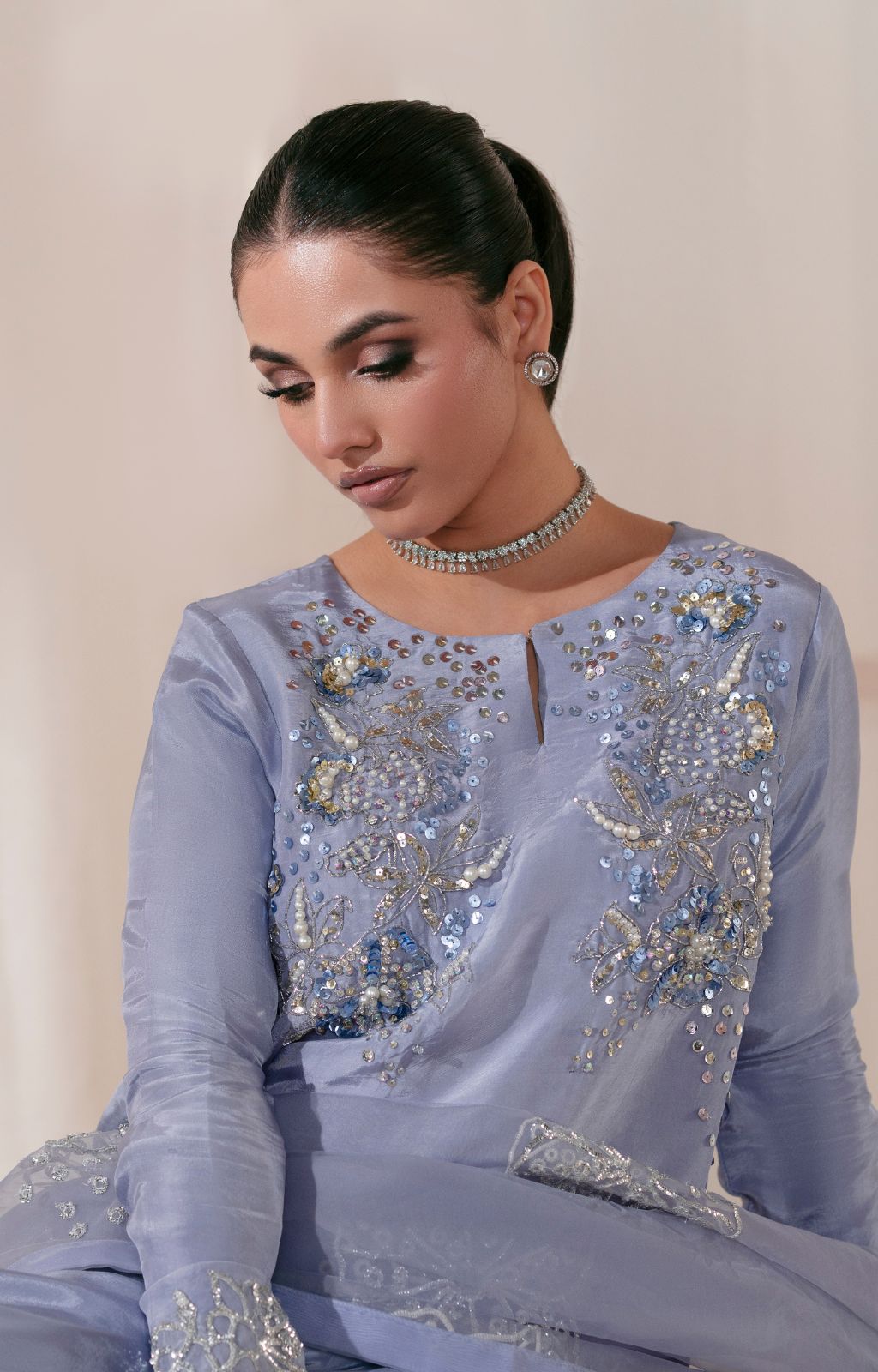 Ajr Couture | Symphony Luxe Festive 25 | Crimson -  AJR Couture Ladies Clothes - Original Designer Dress - House of Maryam