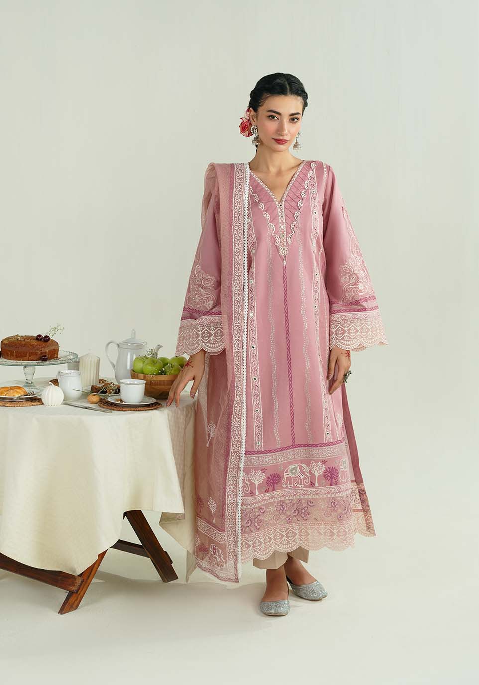 Zarqash | Nazakat Ready to Wear | Noor e Ghulab -  Zarqash Ladies Clothes - Original Designer Dress - House of Maryam