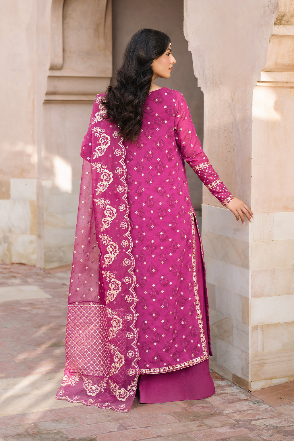 Iznik | Bandhani Formals | UE-326 -  Iznik Ladies Clothes - Original Designer Dress - House of Maryam