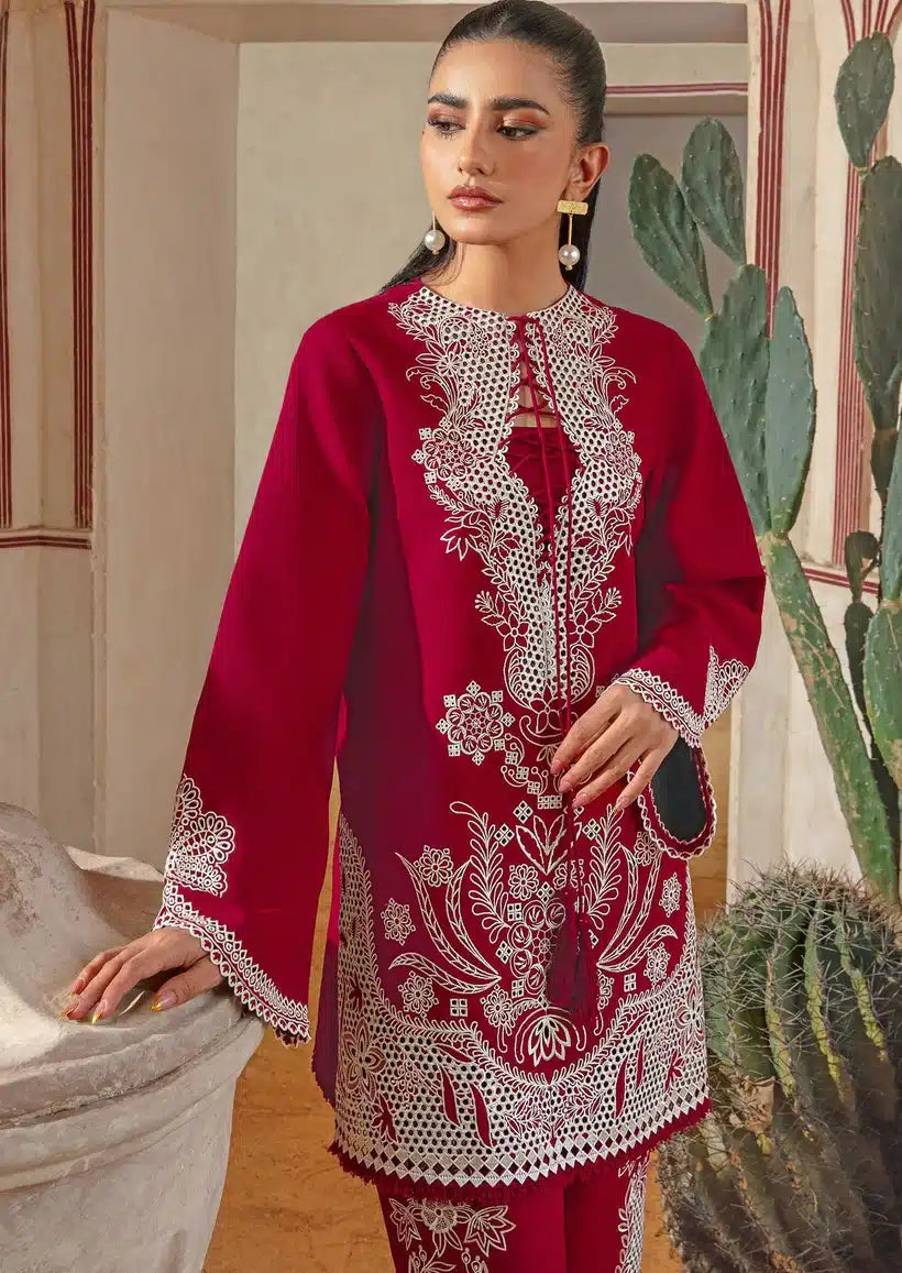 Crimson | Amal Winter 23 | Threads that Bind - CRWP 3B -  Crimson Luxury - Original Designer Dress - House of Maryam