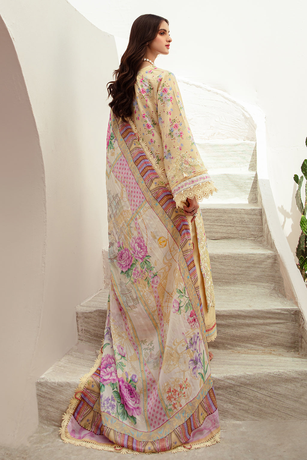 AJR Couture | Alif Affordable Lawn 24 | SUNNY DELIGHT -  AJR Couture Luxury - Original Designer Dress - House of Maryam