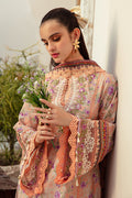 AJR Couture | Alif Affordable Lawn 24 | CORAL BLUSH -  AJR Couture Luxury - Original Designer Dress - House of Maryam
