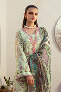 AJR Couture | Alif Affordable Lawn 24 | MINT MAGIC -  AJR Couture Luxury - Original Designer Dress - House of Maryam