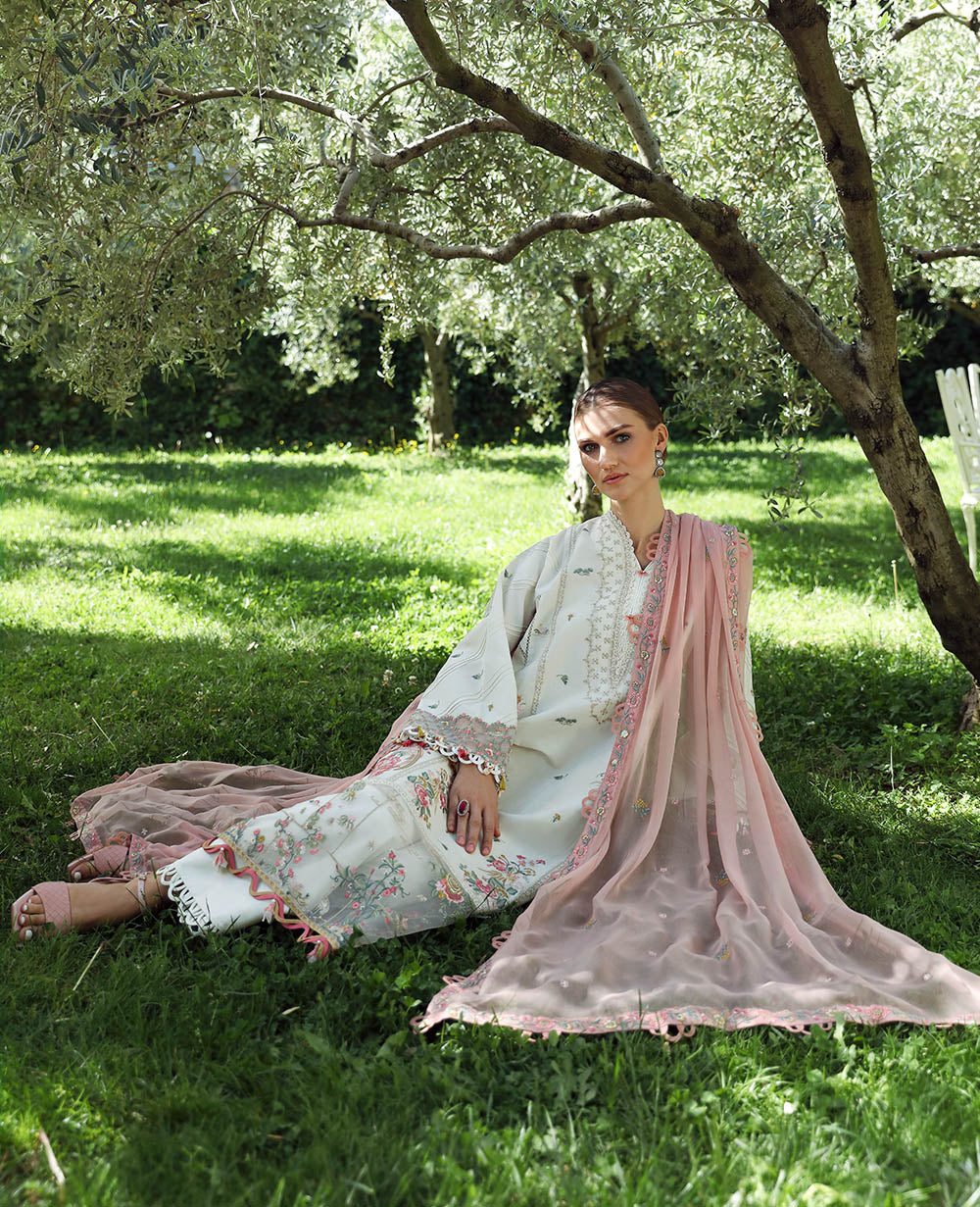Republic Womenswear | Aylin Summer Lawn 24 | Meleze (D4-B) -  Republic Womenswear Luxury - Original Designer Dress - House of Maryam