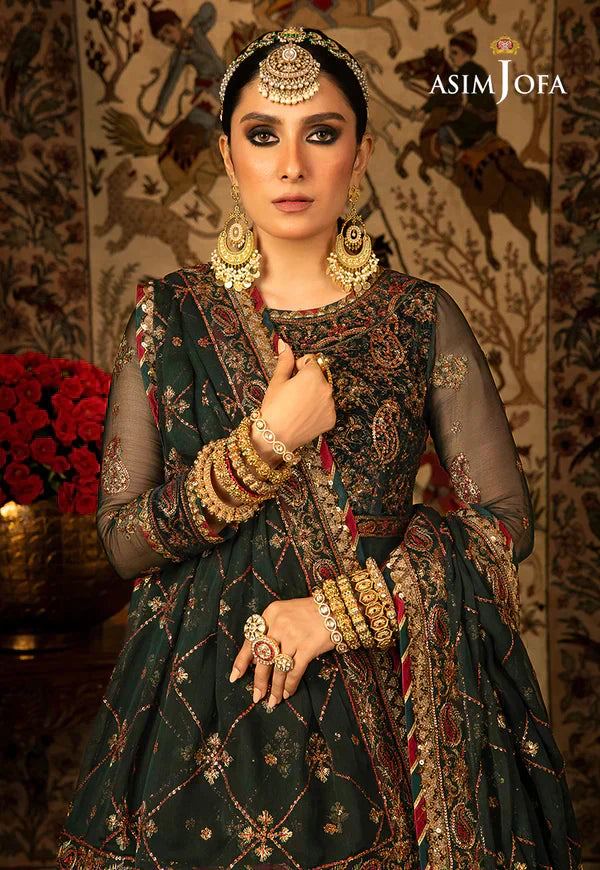Asim Jofa | Velvet Festive 23 | AJVF-11 -  Asim Jofa Formal - Original Designer Dress - House of Maryam