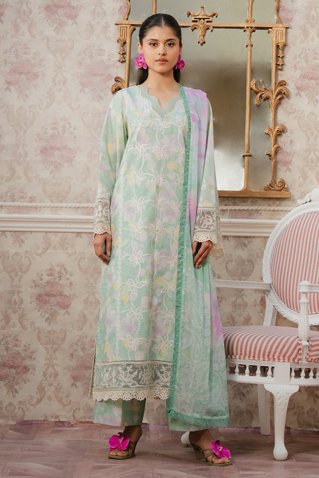 Ayzel | Armelia Printed Lawn 25 | Liora -  Ayzel Ladies Clothes - Original Designer Dress - House of Maryam