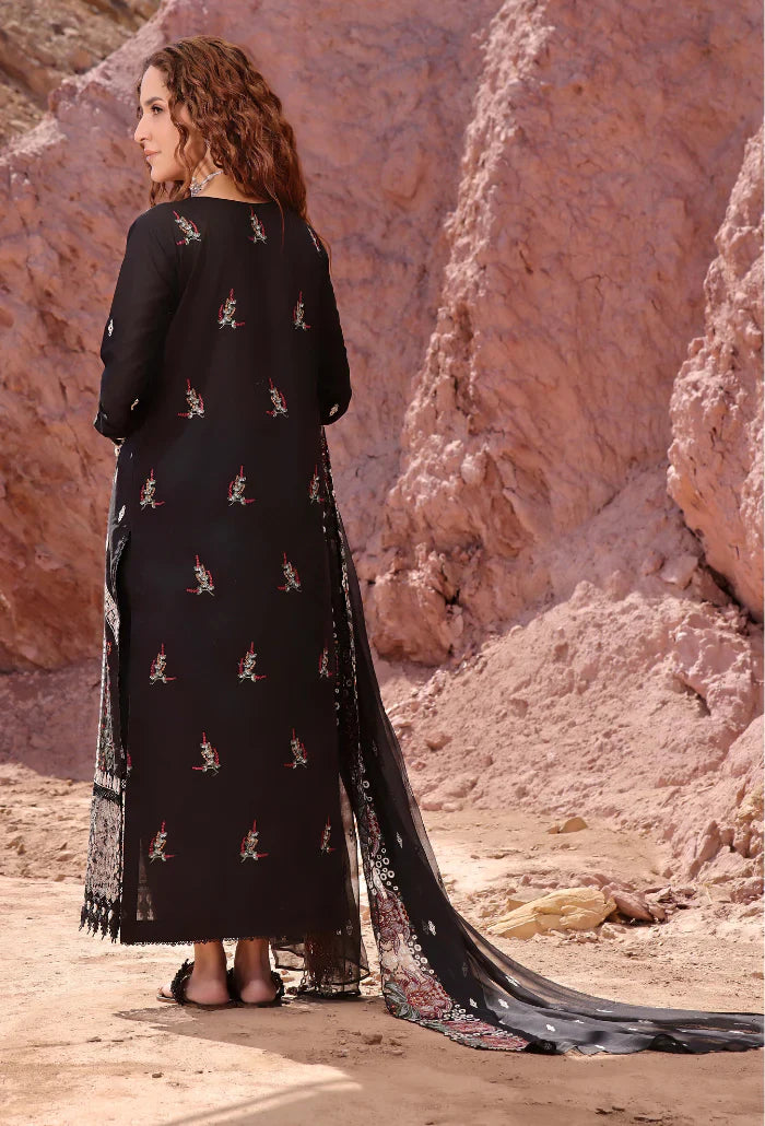 Humdum | Afsoon Lawn 24 | D01 -  HumDum Luxury - Original Designer Dress - House of Maryam