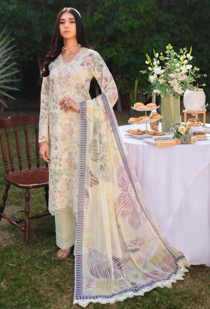 Humdum | Gardenia Lawn 24 |Printkari Lawn - PLG 05 -  HumDum Luxury - Original Designer Dress - House of Maryam