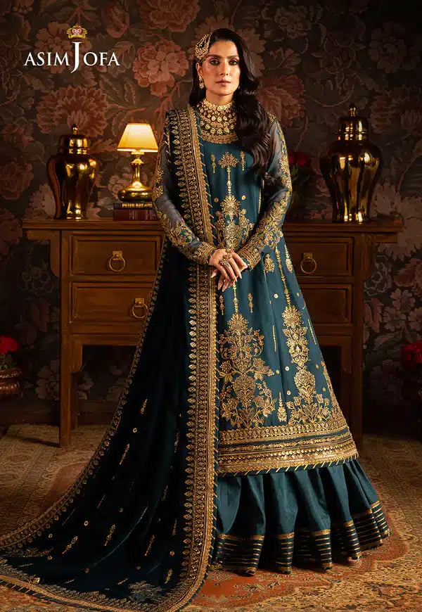 Asim Jofa | Makhmal Wedding Velvet 23 | AJMM-07 -  Asim Jofa Bridal - Original Designer Dress - House of Maryam