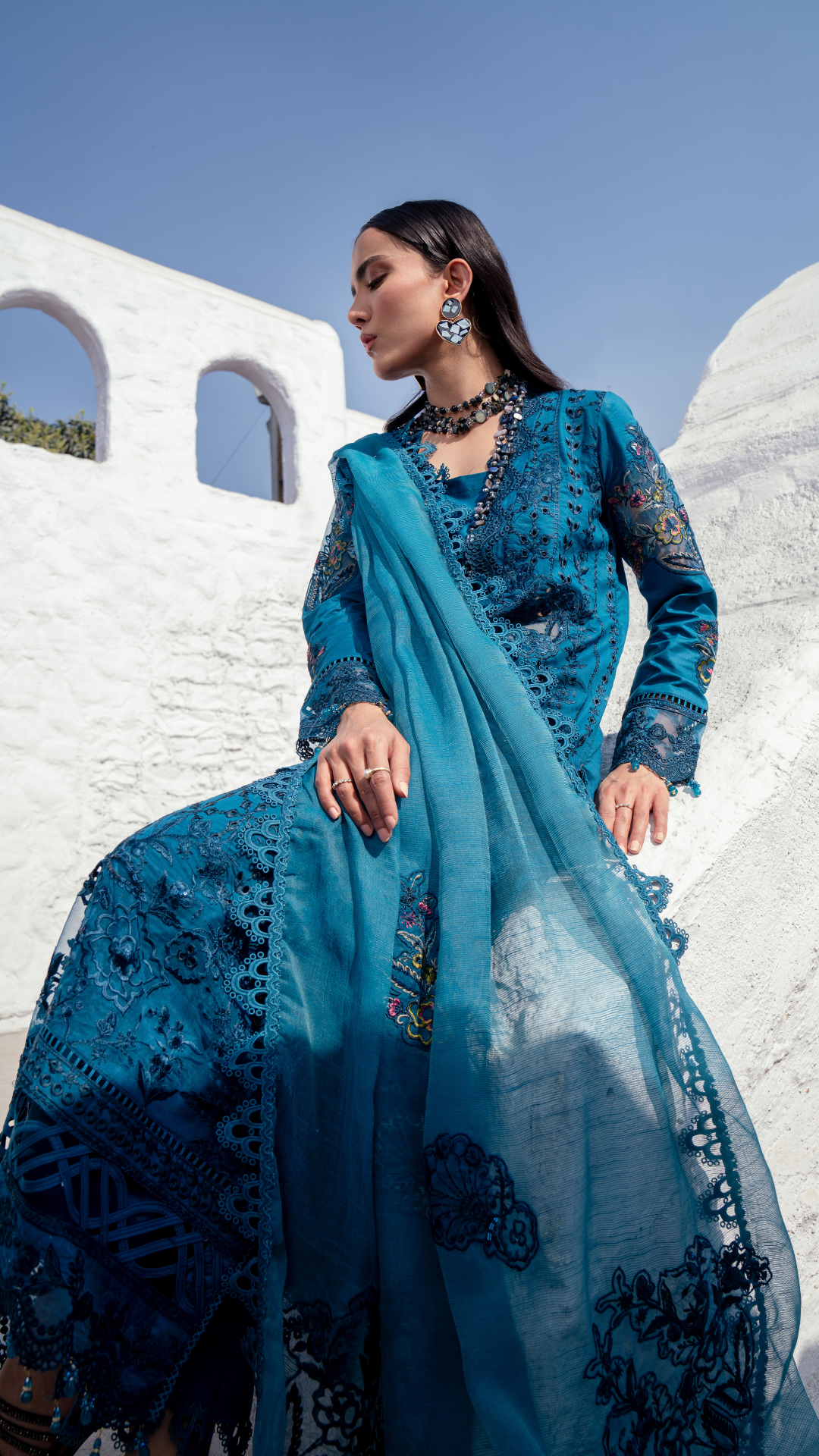 Zebtan | ZA-04 | Anaya Lawn -  Zebtan Luxury Lawn - Original Designer Dress - House of Maryam