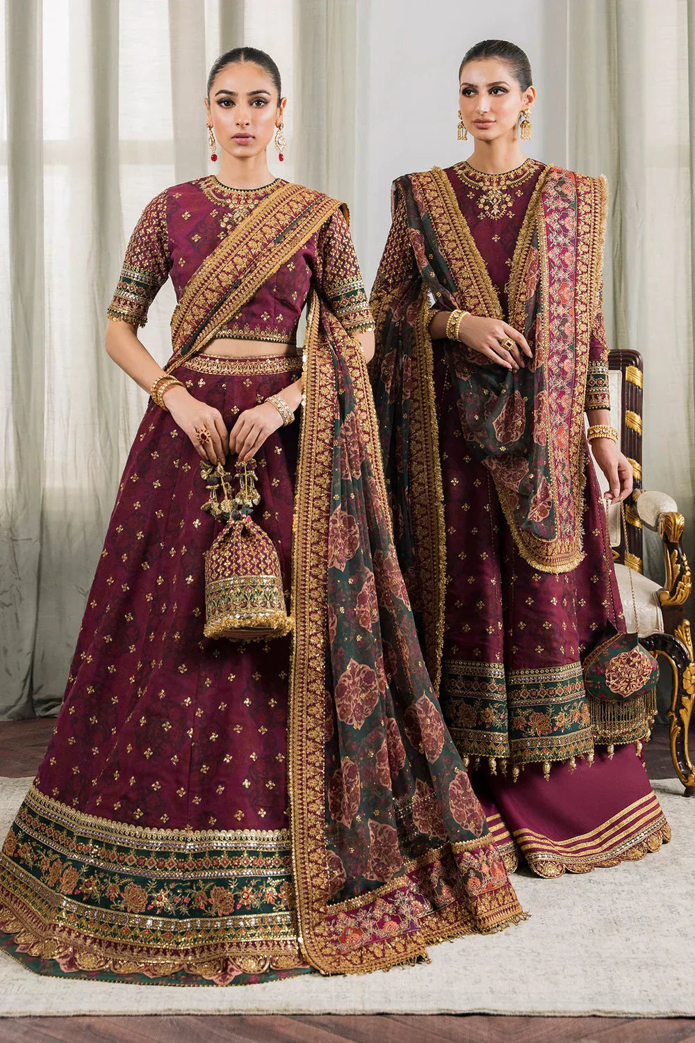 Baroque | Chantelle Embroidered Collection | CH12-03 -  Baroque Bridal - Original Designer Dress - House of Maryam