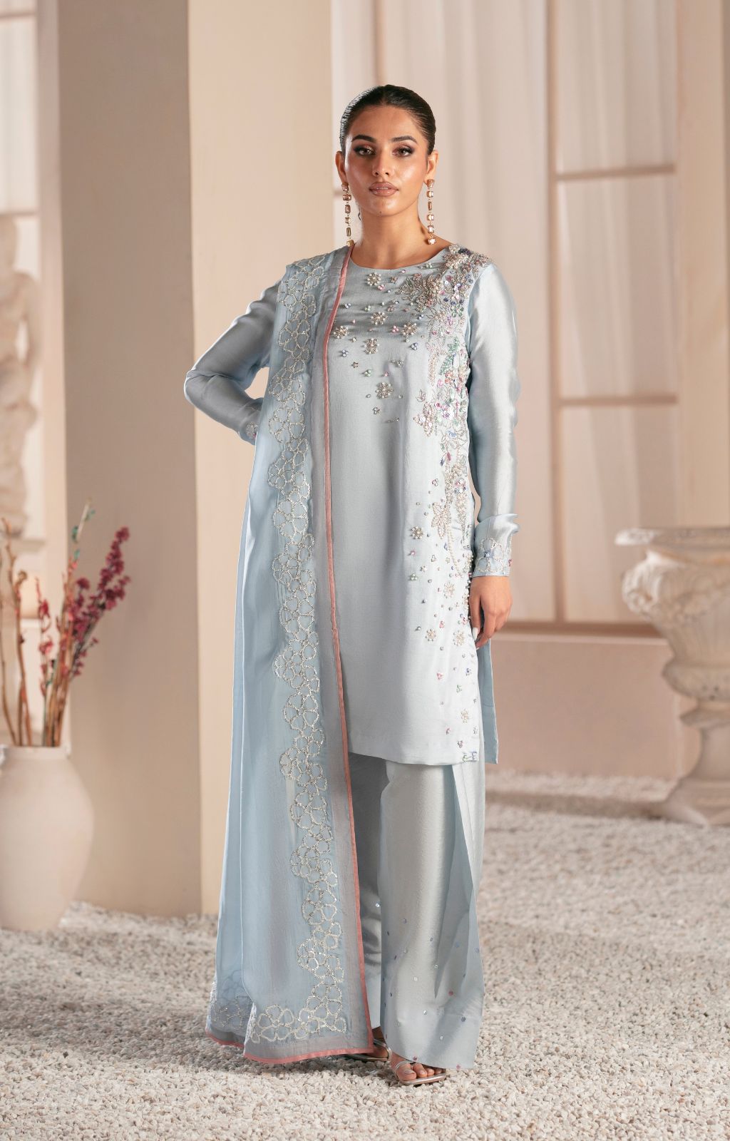 Ajr Couture | Symphony Luxe Festive 25 | Midnight Bloom -  AJR Couture Ladies Clothes - Original Designer Dress - House of Maryam