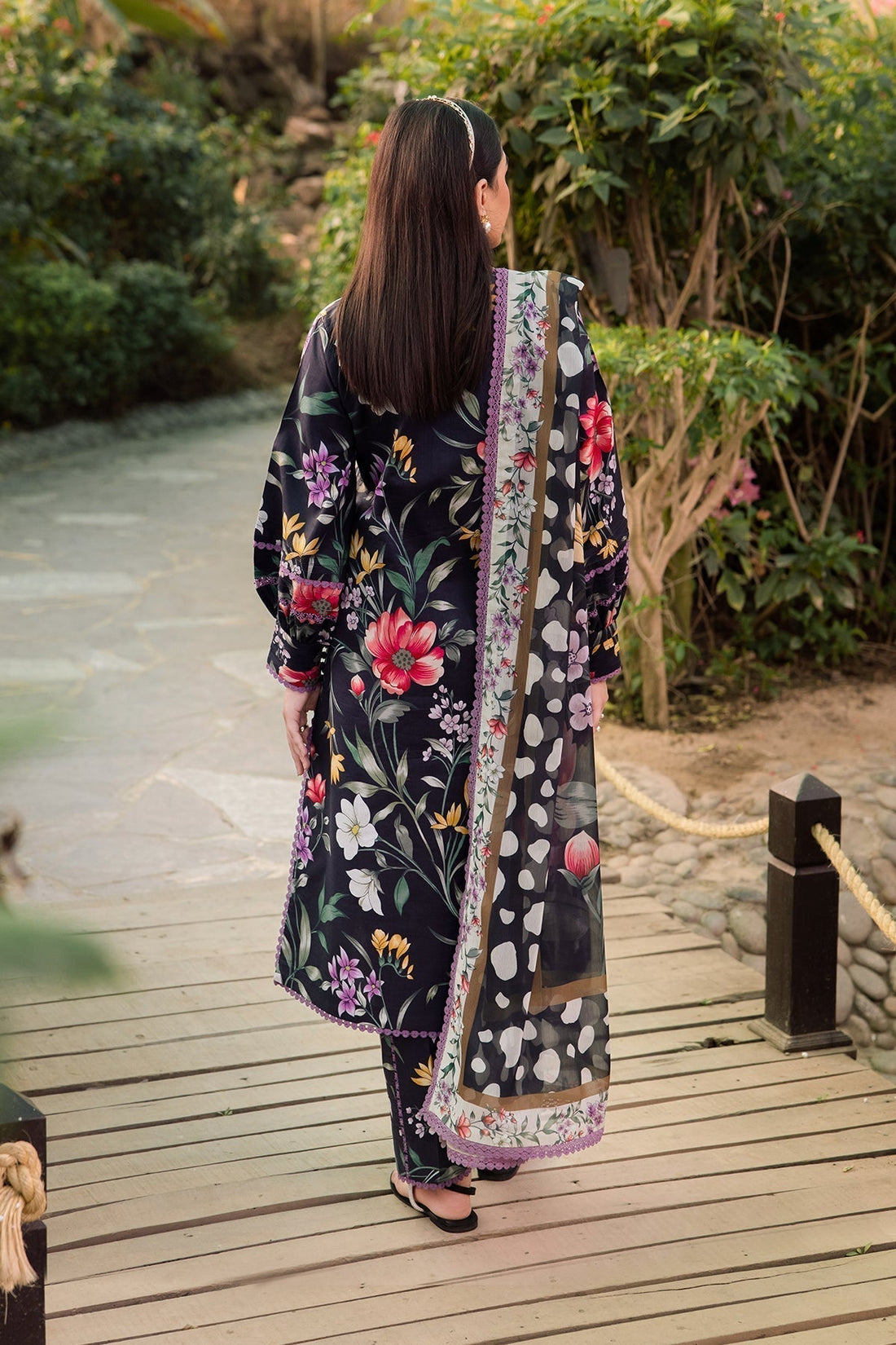 Alizeh | Sheen Lawn Prints 24 | VIOLA -  Alizeh Casuals - Original Designer Dress - House of Maryam