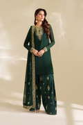 Iznik I Festive Formal I CC-75 Embroidered Chiffon -  Iznik Ladies Clothes - Original Designer Dress - House of Maryam