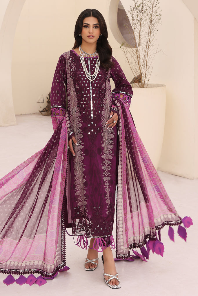 Charizma | Naranji Embroidered Lawn 24 | CN4-003 -  Charizma Luxury - Original Designer Dress - House of Maryam