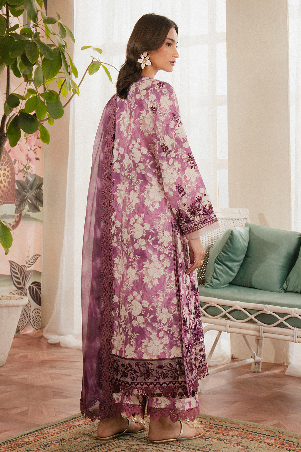 Ayzel | Armelia Printed Lawn 25 | Ren -  Ayzel Ladies Clothes - Original Designer Dress - House of Maryam