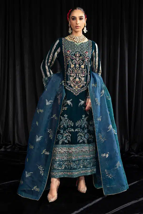 Nureh | Maya Velvet 23 | Lehar -  Nureh Formal - Original Designer Dress - House of Maryam