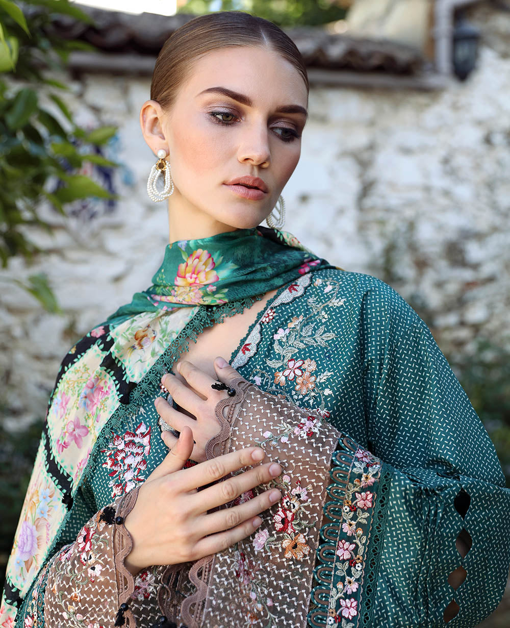 Republic Womenswear | Aylin Summer Lawn 24 | Fleur (D2-B) -  Republic Womenswear Luxury - Original Designer Dress - House of Maryam