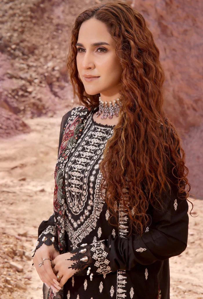 Humdum | Afsoon Lawn 24 | D01 -  HumDum Luxury - Original Designer Dress - House of Maryam