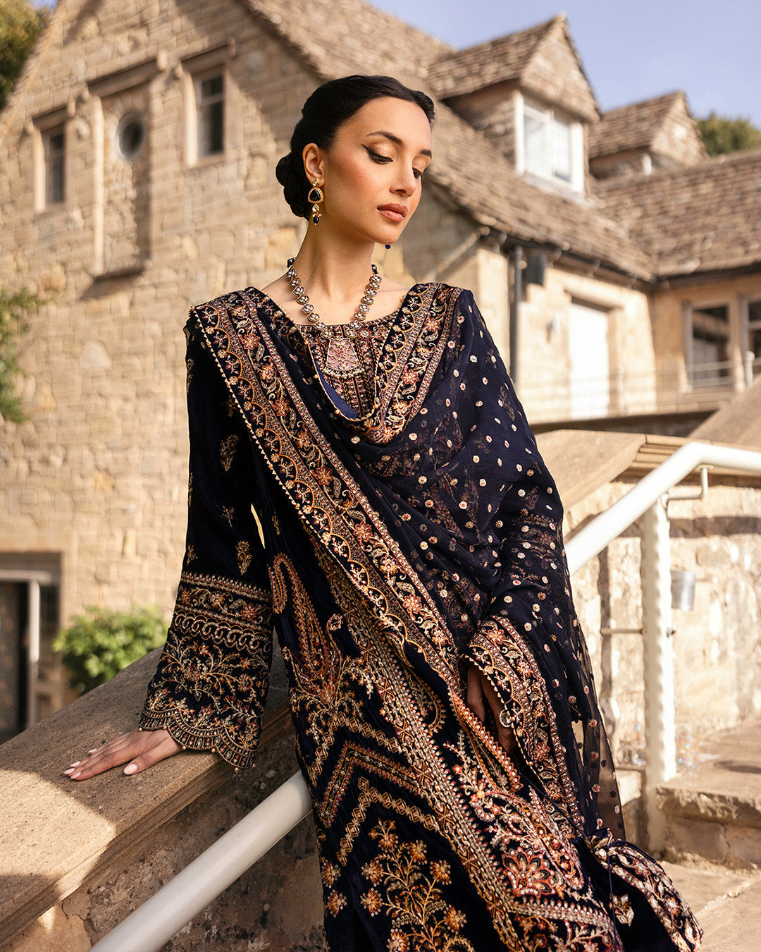 Faiza Saqlain | Adeen Formals | Divone -  Faiza Saqlain Ladies Clothes - Original Designer Dress - House of Maryam