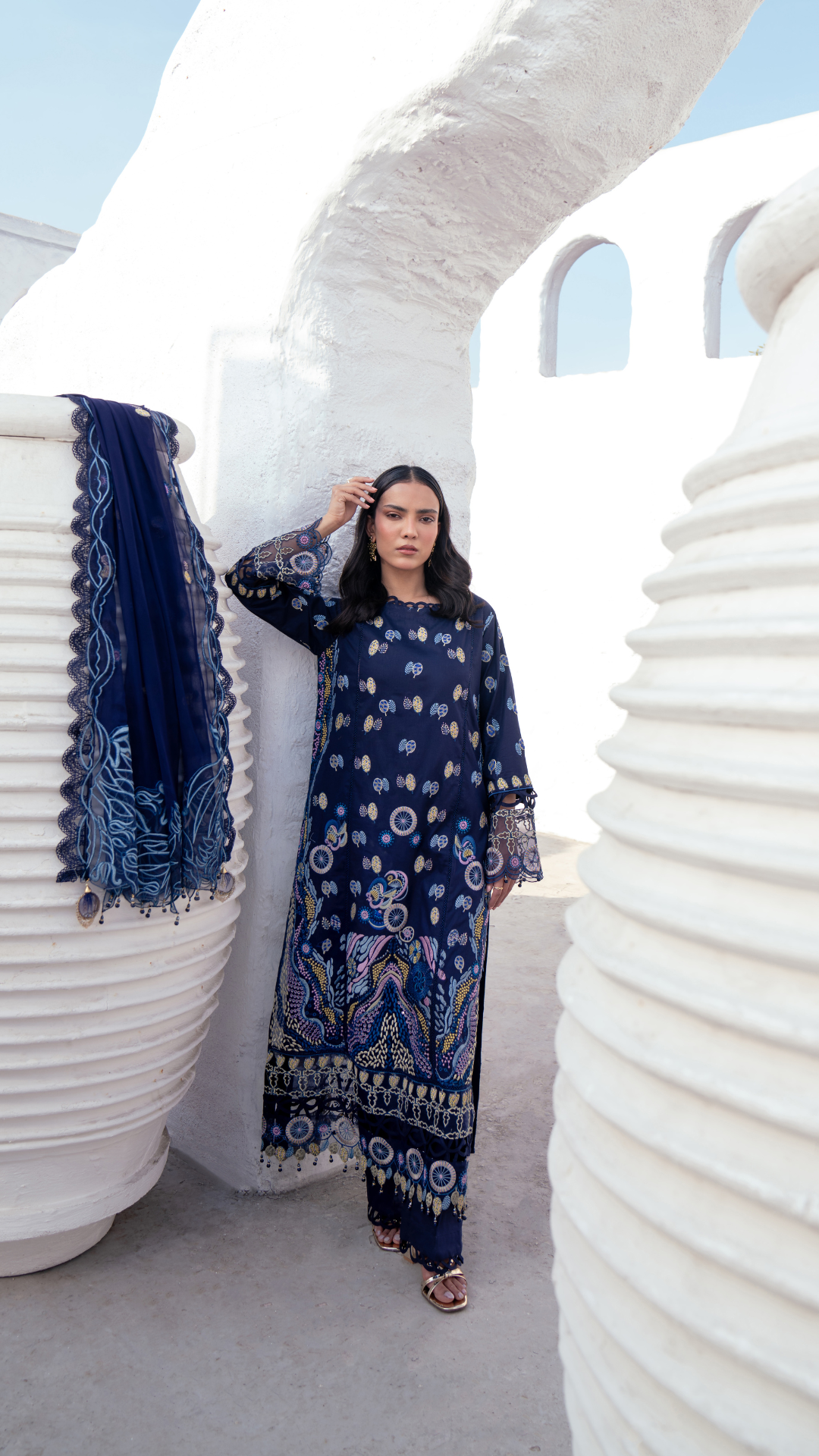 Zebtan | ZA-06 | Anaya Lawn -  Zebtan Luxury Lawn - Original Designer Dress - House of Maryam