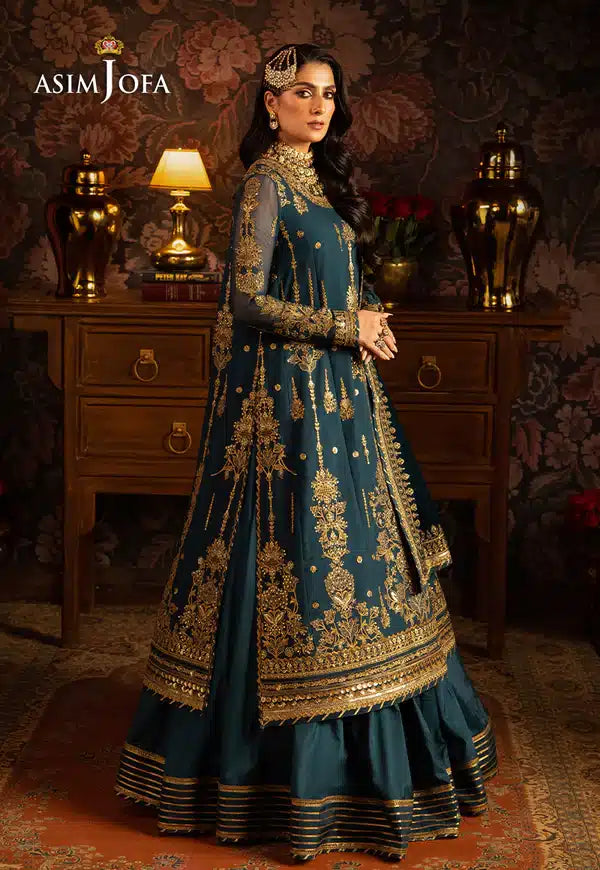 Asim Jofa | Makhmal Wedding Velvet 23 | AJMM-07 -  Asim Jofa Bridal - Original Designer Dress - House of Maryam