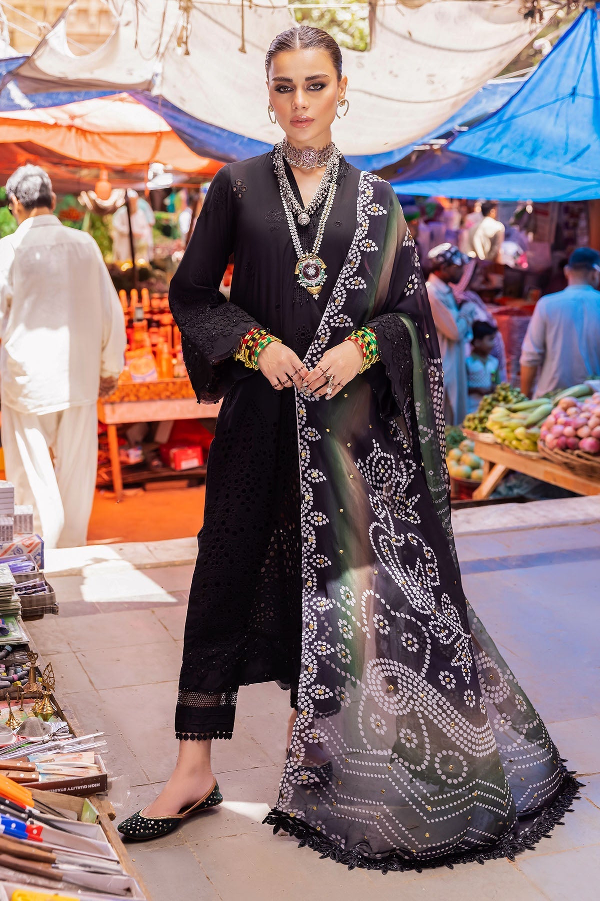 Nureh | Bazaar Lawn | NDS-89 -  Nureh Luxury - Original Designer Dress - House of Maryam