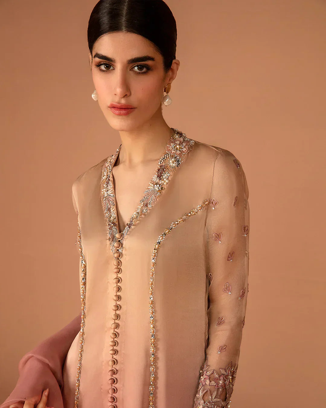 Faiza Saqlain | Aleira Evening Edit 24 | Eshe -  Faiza Saqlain Formal - Original Designer Dress - House of Maryam