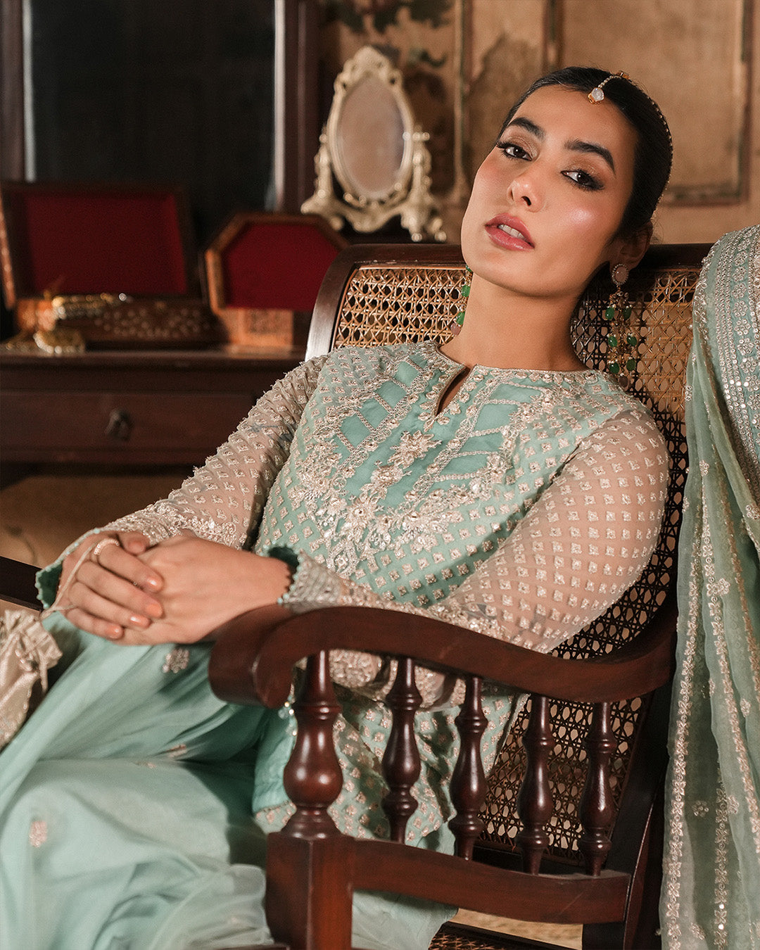 Faiza Saqlain | Zimmal Formals | Valari -  Faiza Saqlain Ladies Clothes - Original Designer Dress - House of Maryam