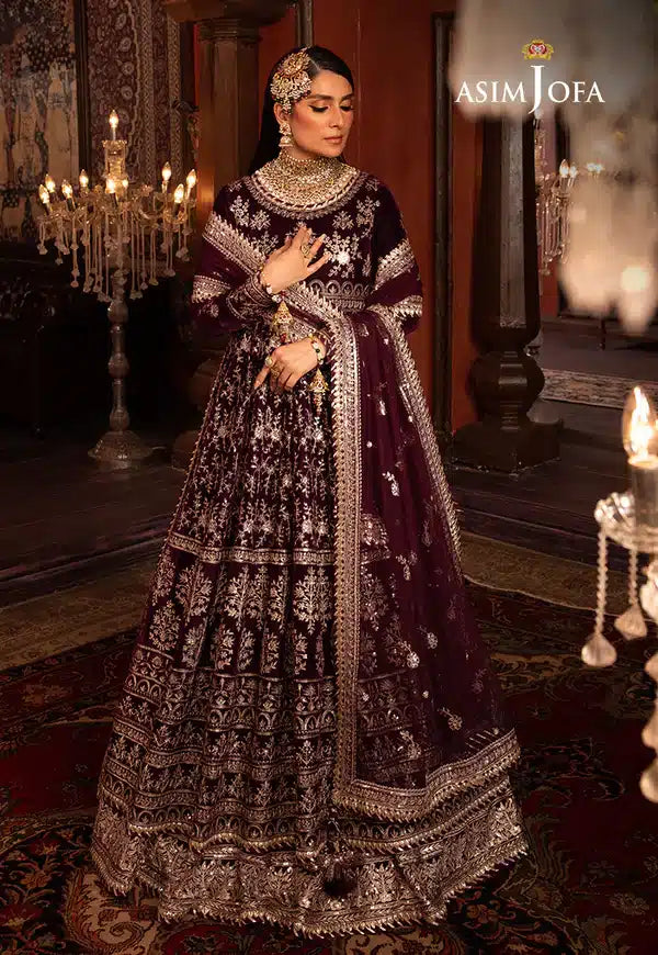 Asim Jofa | Makhmal Wedding Velvet 23 | AJMM-11 -  Asim Jofa Bridal - Original Designer Dress - House of Maryam