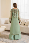 Iznik | Chinnon Chiffon | CC-41 Embroidered Net -  Iznik Formal - Original Designer Dress - House of Maryam