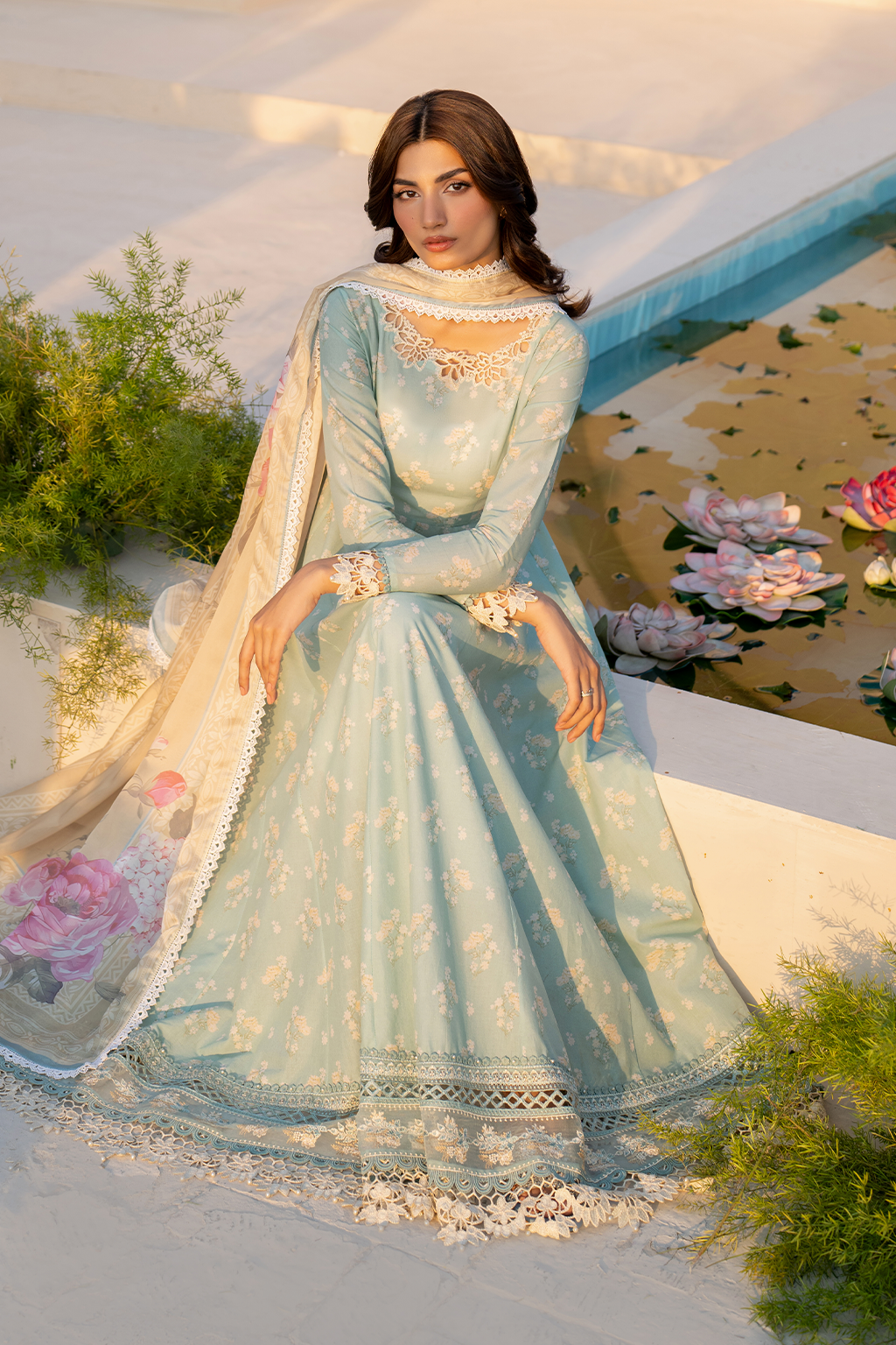 Iznik | Festive Lawn 25 | EFL-06 -  Iznik Ladies Clothes - Original Designer Dress - House of Maryam