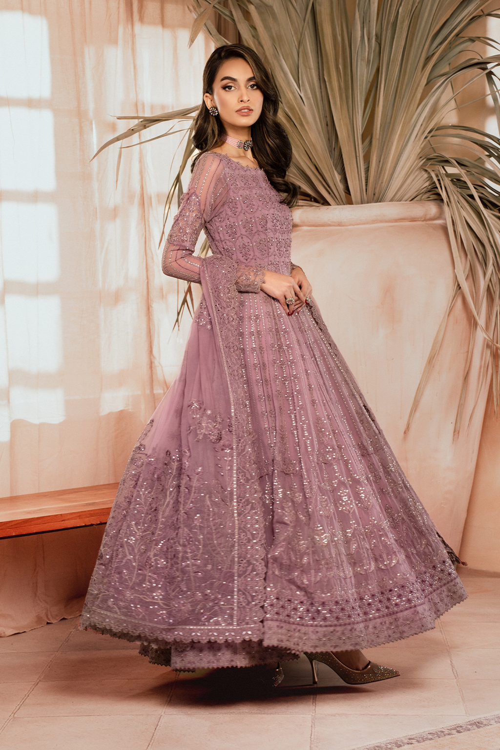 Iznik | Chiffon Kari | ICK-02 Embroidered Chiffon -  Iznik Bridal - Original Designer Dress - House of Maryam