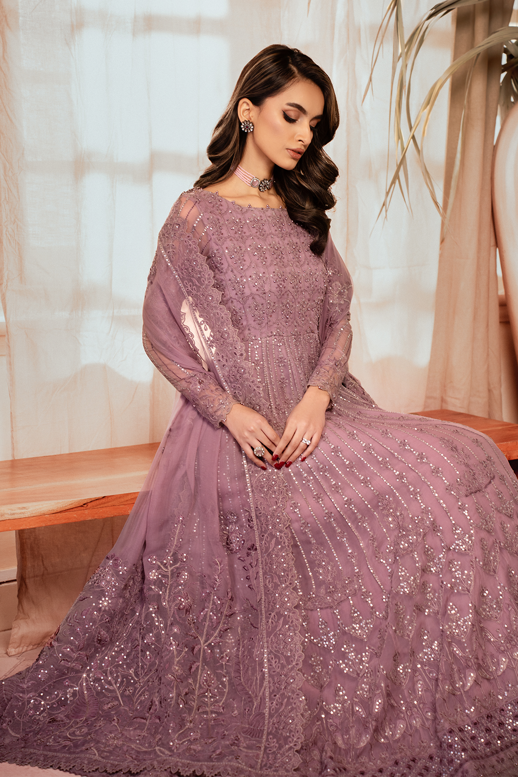 Iznik | Chiffon Kari | ICK-02 Embroidered Chiffon -  Iznik Bridal - Original Designer Dress - House of Maryam